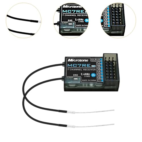 Receptor MC6RE de 6 canales con conector DC3.5V-7.4V para sistema MC6C 2