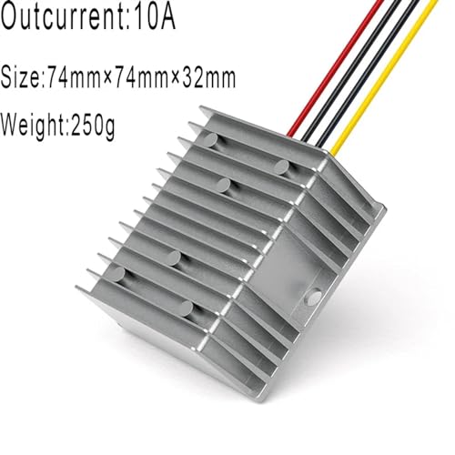 Convertidor CC de 24V a 12V 10A con regulador de voltaje estable de 15V-40V 3
