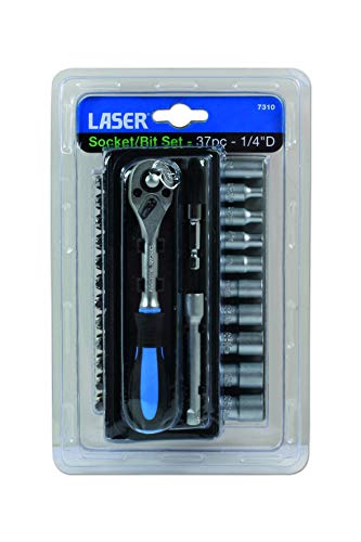 Laser 7310 Socket & Bit Set 1/4"D 37pc, 1/4 inches - Image 4