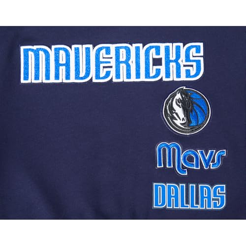 Image of Pro Standard Big Girls NBA Retro Classics Fleece Crewneck Sweatshirt