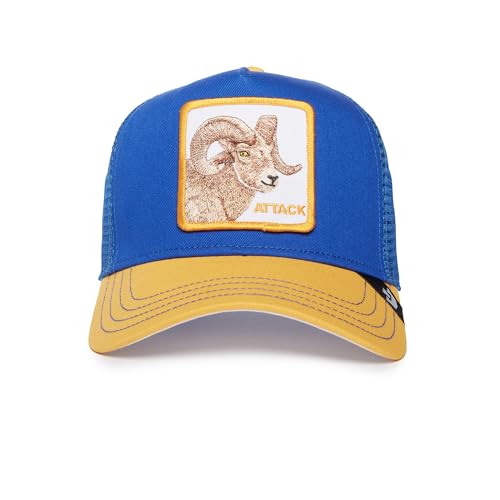 Image of Goorin Bros. Trucker Hat for Men and Women, Cobalt (The Attack Ram), One Size