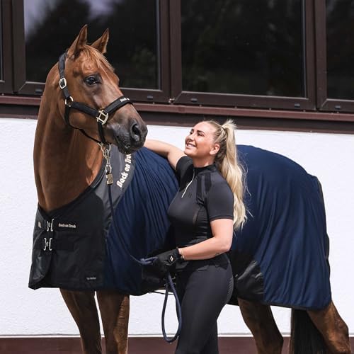 Image of Back on Track Royal Mesh Sheet for Horses 2214 Welltex Technology, Navy, 84 inch (160cm)