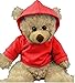 Red Hoodie Tee Teddy Bear Clothes Fits Most 14