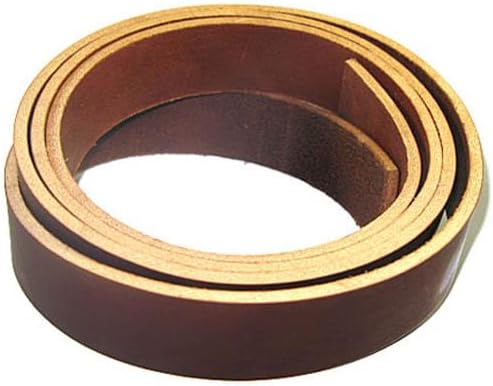 Solid Latigo Leather Strip 9-11oz 72" Long Strap - 3 Colors (Black, 2")
