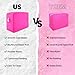 Large Pink Makeup Bag – Nylon Cosmetic Pouch, Travel Makeup Organizer Case, Spacious Makeup Bag for Toiletries, Beauty Essentials & Cosmetics