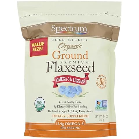 Spectrum Essentials Organic Ground Premium Flaxseed, 24 Oz Cover