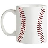 Yanprint Novelty Baseball Coffee Mug Gifts for Teen Boys, Men, Coaches, Players, Lovers, Sports Baseball Gifts for Boys, Sports Themed Birthday Party Gift for Sport Fans 11oz
