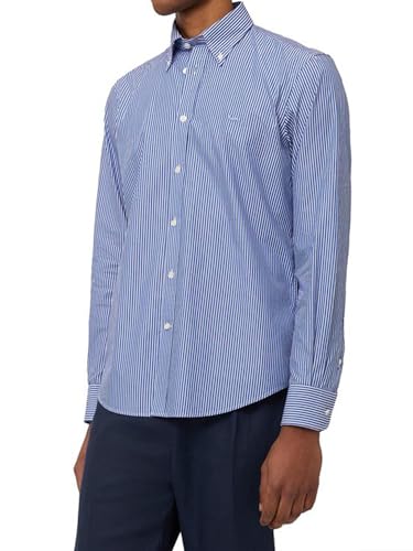 Camicia uomo Harmont&Blaine Modello: a righe Materiale: 100% cotone Colore: blu