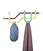Umbra Subway Wall Hook - Multicolored Modern Public Transit Maps Shape Coated Steel 10-Hooks Wall Hanger - Easy To Mount, Perfect for Scarves, Coats in Entryway - Each Hook Holds Up to 5 lbs