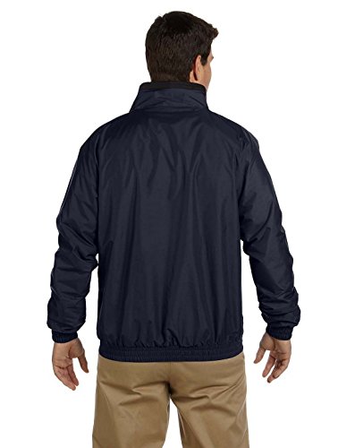M740 Fleece Lined Nylon Jacket Navy/Black Medium4