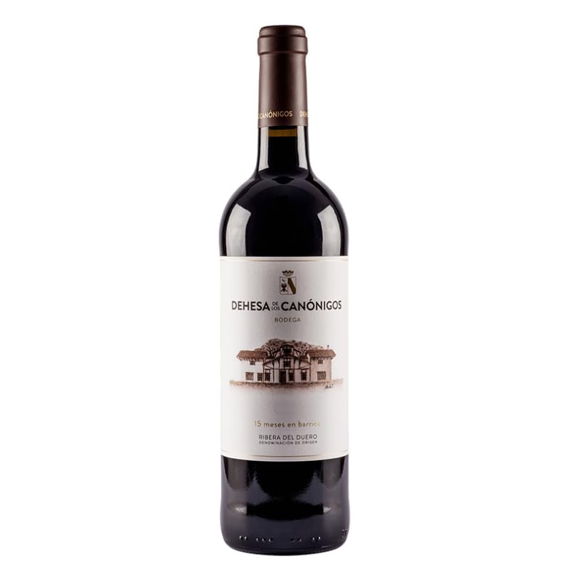 Dehesa de los Canónigos 15 Meses Vino Tinto Ecológico con Crianza, Aromas Frutales y Notas de Roble, Ideal para Carnes, Guisos y Quesos Curados| 1 botella