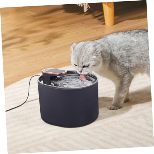Fuente automática de agua para mascotas con doble filtración miniatura 2