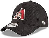 New Era MLB Arizona Diamondbacks 39THIRTY Diamond Era Classic Stretch Fit Cap, Black Hat (S/M)
