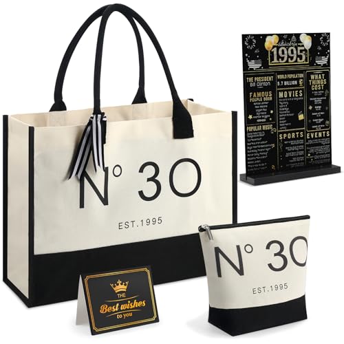 Sac fourre tout de plage cadeau anniversaire femme avec sa trousse de maquillage