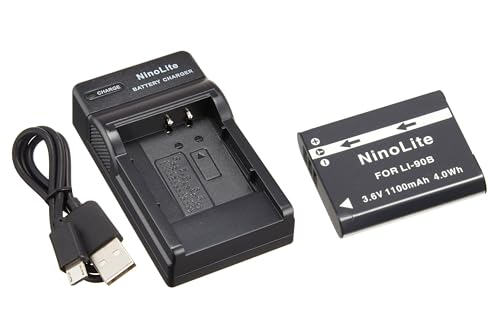 NinoLite 3_Zbg LI-90B / LI-92B ݊ obe[ +USB^ [d +COpvO AIpX Olympus Ή dc16li90b