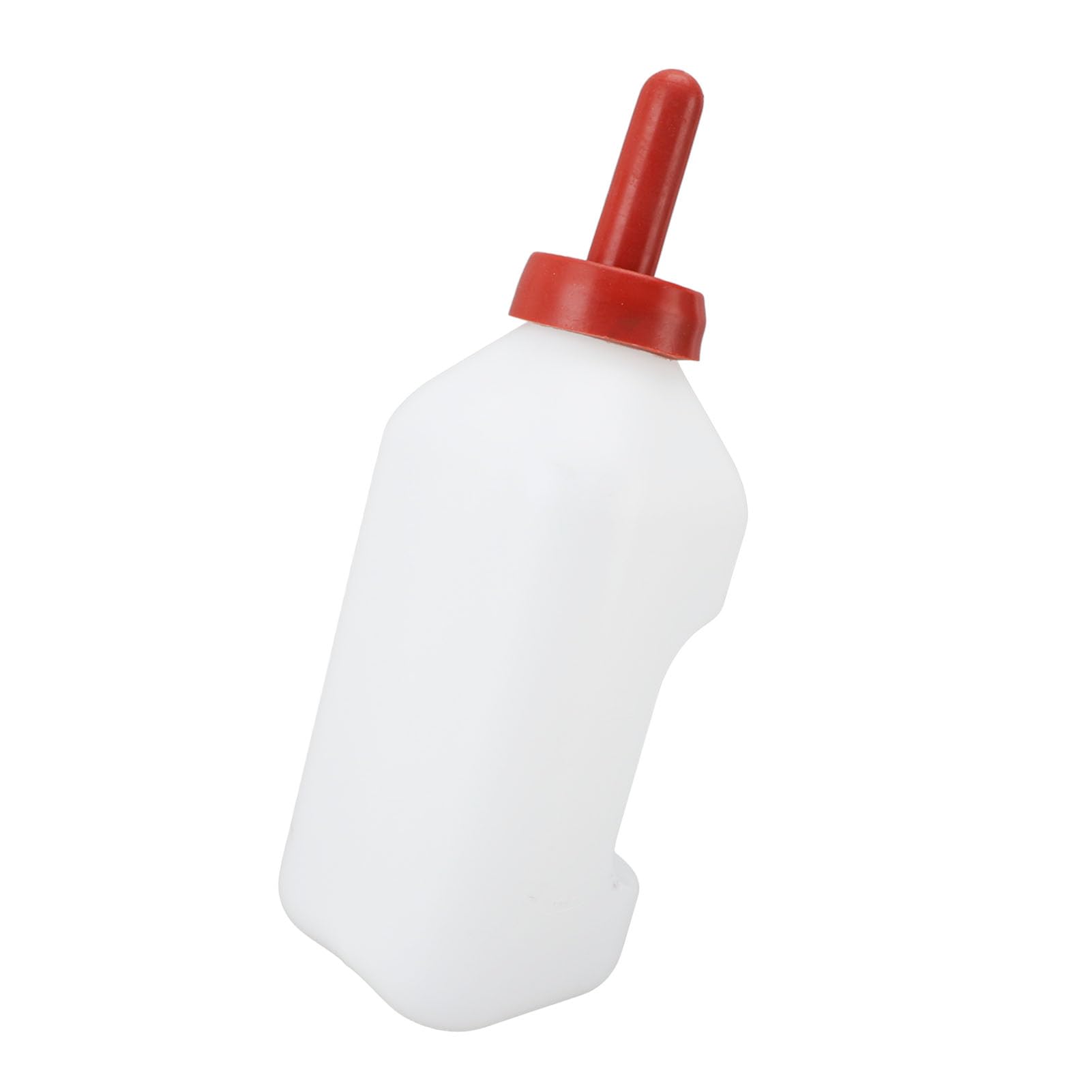 Wakects Biberón para Terneros de 2 Cuartos de Galón, con Diseño Antideslizante a Prueba de Fugas, Tetina de Silicona y para Facilitar la Alimentación de Lactancia, Alimentador de (Olla de Leche