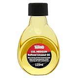 U.S. Art Supply Refined Linseed Oil, 125ml / 4.2 Fluid Ounce Container