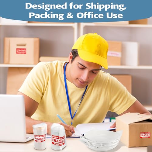 540 pcs Moving Dish Packing Supplies, 290 Cushion Foam Pouches and Sheets, 4 Sizes (16x12", 12x12", 12x7.8", 7.8x7.8") with 250 Fragile Stickers, Foam for Moving, Packaging, Commercial & Household Use by UEIVEDOS - Image 5