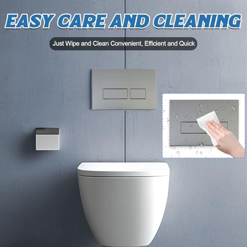 WC Drückerplatte, kompatibel mit Geberit Sigma, UP300 & UP320 Serien Betätigungsplatten, Doppelspülung ausgestattet mit Spülhebel-Set und Einbaurahmen Doppelbetätigungsplatte WC Spülkasten Ersatzteile