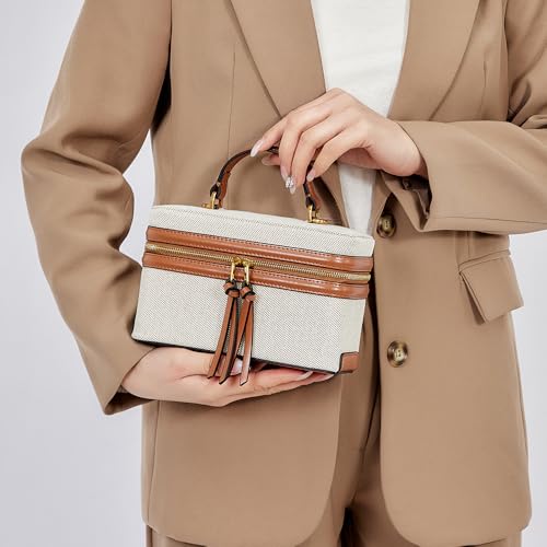 Image of Classic Satchel Crossbody Purse for Women Chic Mini Box Purse, Women Crossbody Shoulder Bag