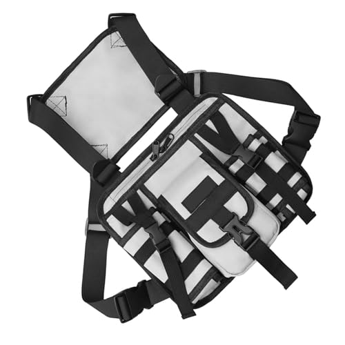 Equipos Tácticos para Pecho Bolsa Deportiva Fundas Multifuncionales Chaleco Arnés Práctico Acampadas Fundas Equipos Tácticos Aire Libre Equipo Chaleco Ciclismo De Gran Capacidad