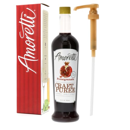 image for Amoretti - Pomegranate Craft Puree® 9 lbs - Perfect for Brewing, Cock
