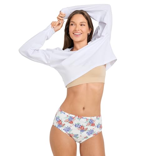 Image of Jockey Women's Underwear 100% Cotton Elance Hipster - 3 Pack