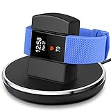 EPULY for Fitbit Charge 3 Charger, with Watch Bands,Charging Stand Dock with 3 ft Fast Charging Cable for Fitbit Charge 3 Smart Watch Black