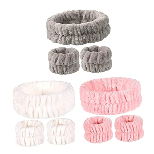 1 Set Comfortable Household Wristband and Headband and Durable and Elastic for Exercise and Daily Use Sweat Absorbing Home Accessories
