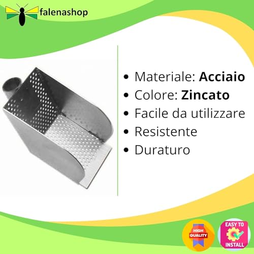 Parpyon Paletta per pulizia Tombini in Acciaio