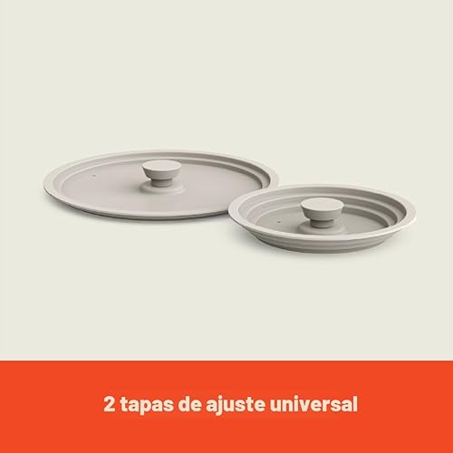 Miniatura 6 de bella Juego de utensilios de cocina antiadherentes de cerámica de 9 piezas, utensilios de cocina que se adaptan a cualquier lugar con revestimiento