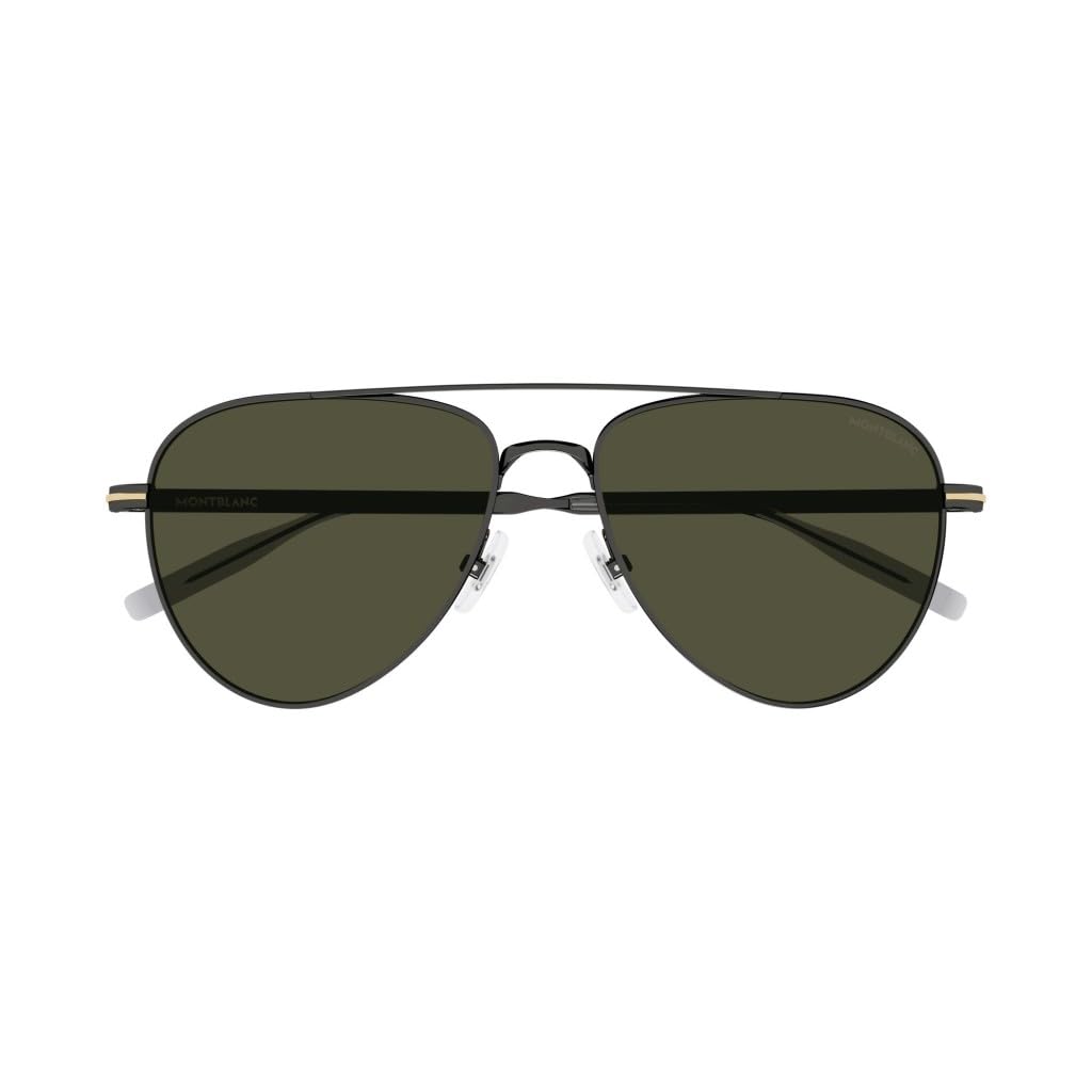 Montblanc MB0235S Sunglass Man Metal Okulary, Męskie, Wielobarwne, Jeden Rozmiar