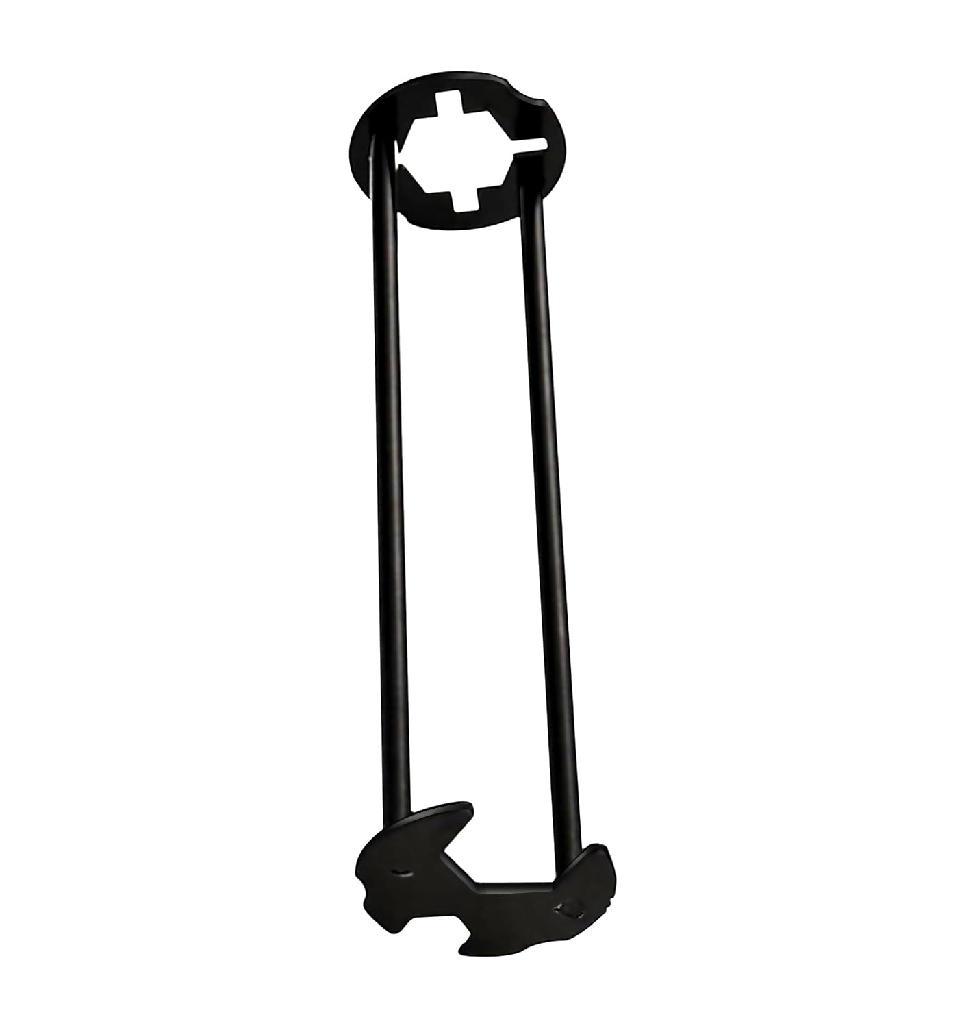 KEHOO Basin Wrench, Sink Wrench Set 7 Sizes Universal Under Sink Plumbers Wrench Multifunctional Carbon Steel Faucet Wrench, Four-claw Hexagon Wrench for Kitchen Bathroom (B)