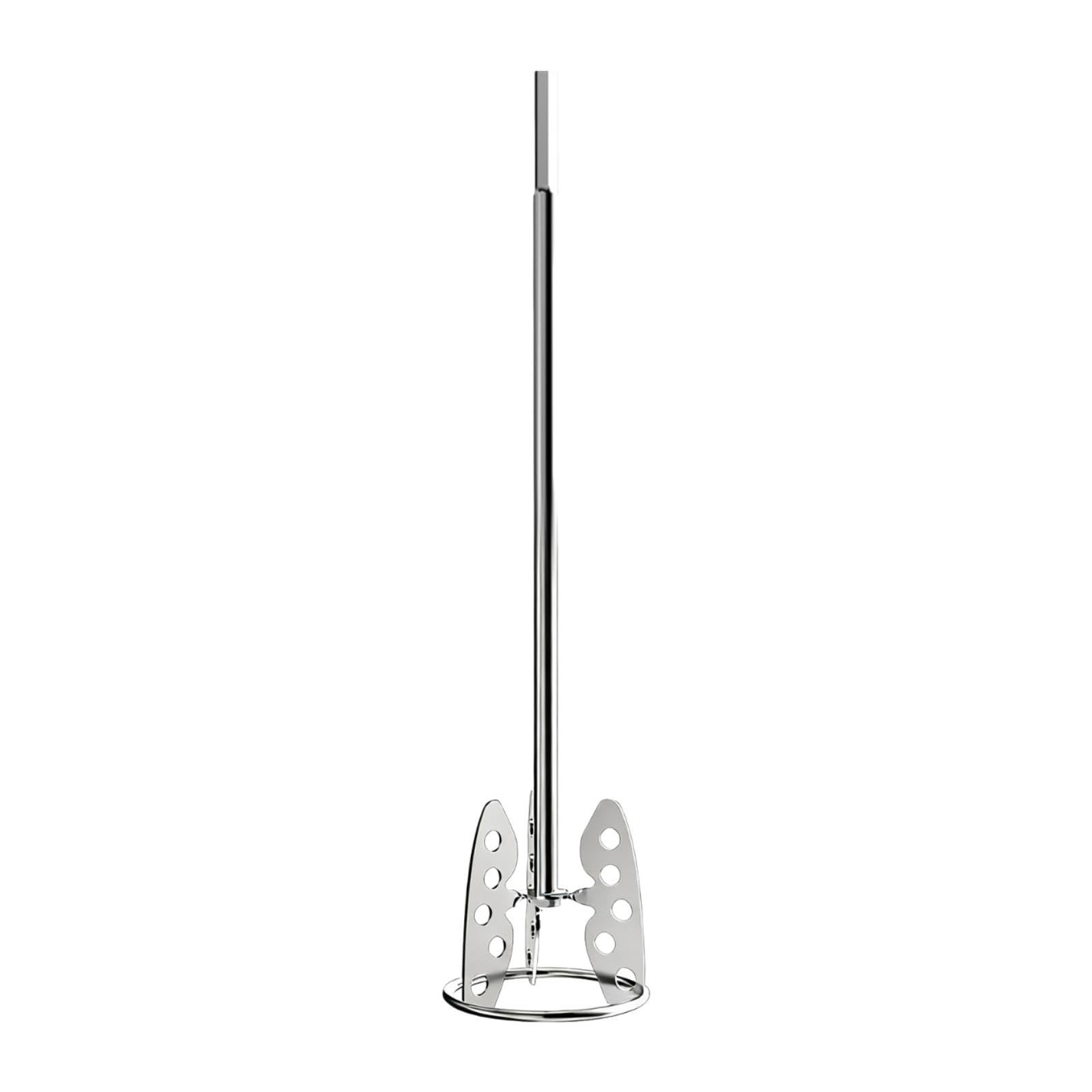 Varilla de Mezcla de Cemento para Materiales con Mango Ergonómico de Acero Inoxidable Agitador para Pintura Y Mezclador de Cemento Adecuada para Tarea, Maleficio