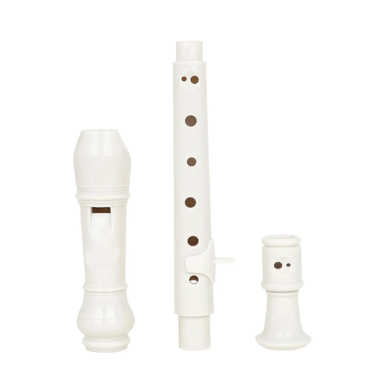 Flauto Dolce Professionale Registratore Alto ABS A 8 Fori Design Classico A 3 Pezzi Progettato Appositamente Per I Principianti
