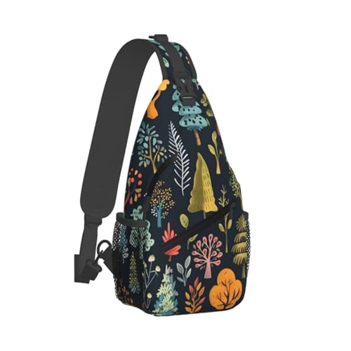 Morrales de Sling Unisex con Patrón Colorido para Viaje miniatura 2