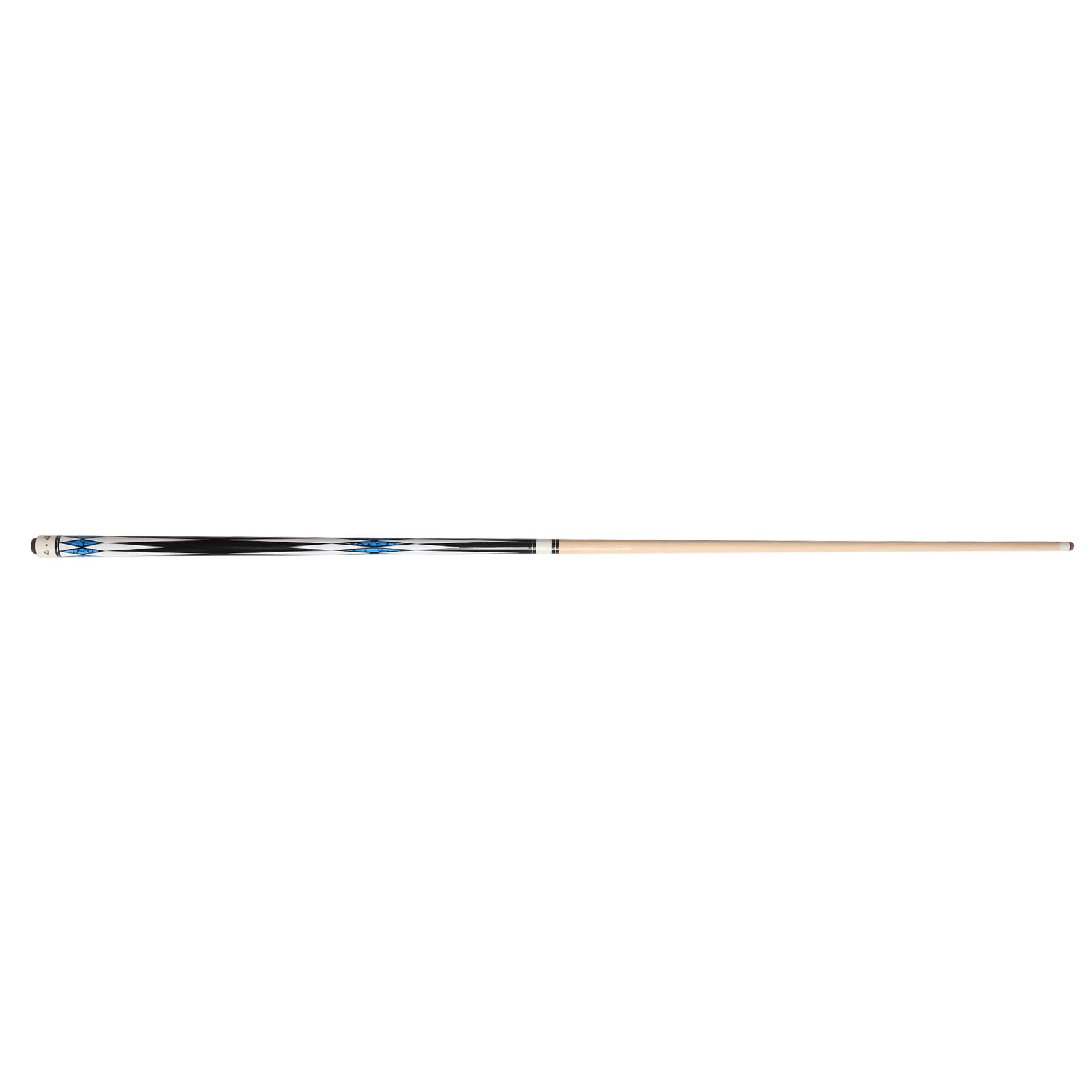 Vadillo 2 stecche da biliardo, 145 cm, in legno d'acero, per giocatori di biliardo professionisti, blu