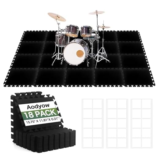 Sound Absorbing Interlocking Floor Mats Set