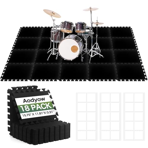 Aodyow 18 Pcs Wide Sound Mats