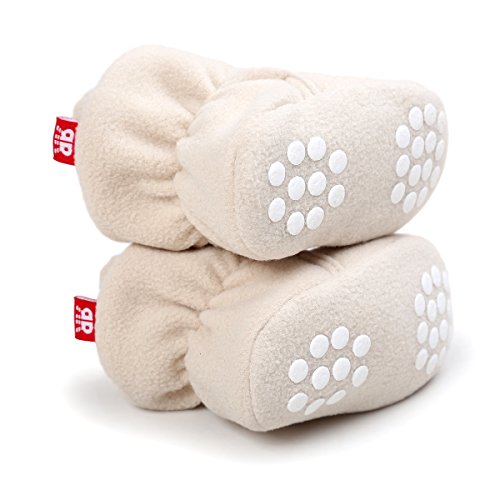 image for HsdsBebe Unisex Newborn Baby Cotton Booties Non-Slip Sole for Toddler 