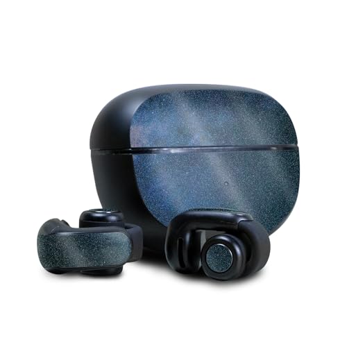 Image of Glossy Glitter Skin Compatible with Bose Ultra Open Earbuds - Night Sky - Premium 3M Vinyl Protective Wrap Decal Cover - Easy to Apply | Crafted in The USA by MightySkins