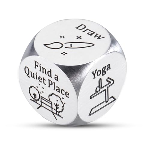 White Elephant Gift Stocking Stuffers for Adults Christmas,Retirement Gifts for Women Men,Decision Dice Set for Him Her Husband Wife,Coworker Leaving Boss Employee Retired Teacher Anniversary Birthday