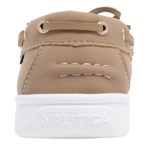 Image of Nautica Women's Casual Boat Shoes, Moc-Toe Loafers with Cushioned Insole, Deck Fashion Sneaker