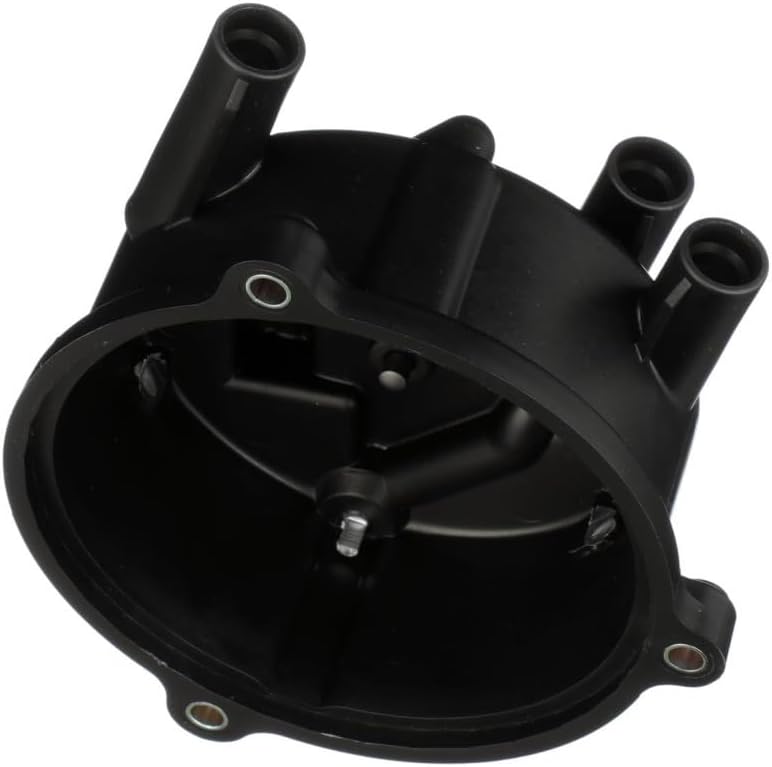 KarParts360 For Toyota 4Runner/Pickup 1992 1993 1994 1995 Distributor Cap Side | Aluminum | Black Color | Polypropylene | Screw Attachment Method | Side Tower Position | 6 Terminal Quantity 1910165040