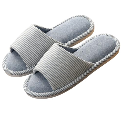 Generisch Zapatillas de casa para mujer, pantuflas para mujer, para hotel, casa de invitados, zapatos de mujer, zapatos de verano ligeros, zapatillas para el ocio, zapatillas de casa, suela