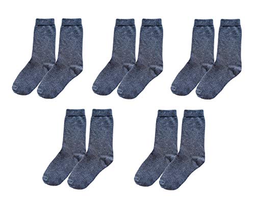 98% Organic Cotton Children Kids Boy's Girl's Socks (5-pack)