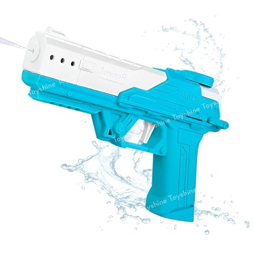 Image of Toyshine Fierce Holi Water Gun Rechargeable with 60ML Tank Capacity & Pressure Mechanism Powerful Squirt Gun for Kids Pool Beach Party Games and Outdoor Water Fun