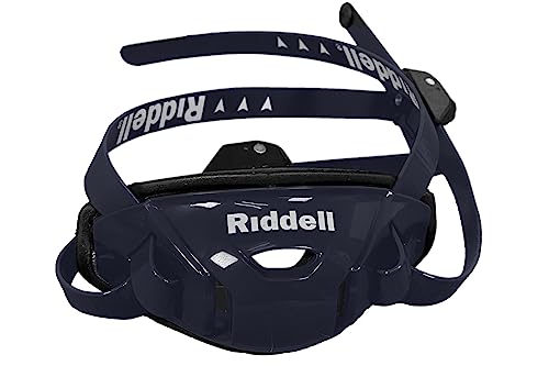 Green Gridiron Riddell SpeedFlex Hard Cup Cam-Loc Chinstrap + Chrome US Flag Helmet Decal (Medium, Navy)