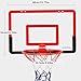 Small Home Exercise Basketball Hoop Wall Mounted Folding Stand Indoor for Indoor Basketball for Funny Game
