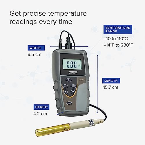 Oakton Ao-35604-00 Con 6+ Handheld Conductivity Meter With Probe #TOP4
